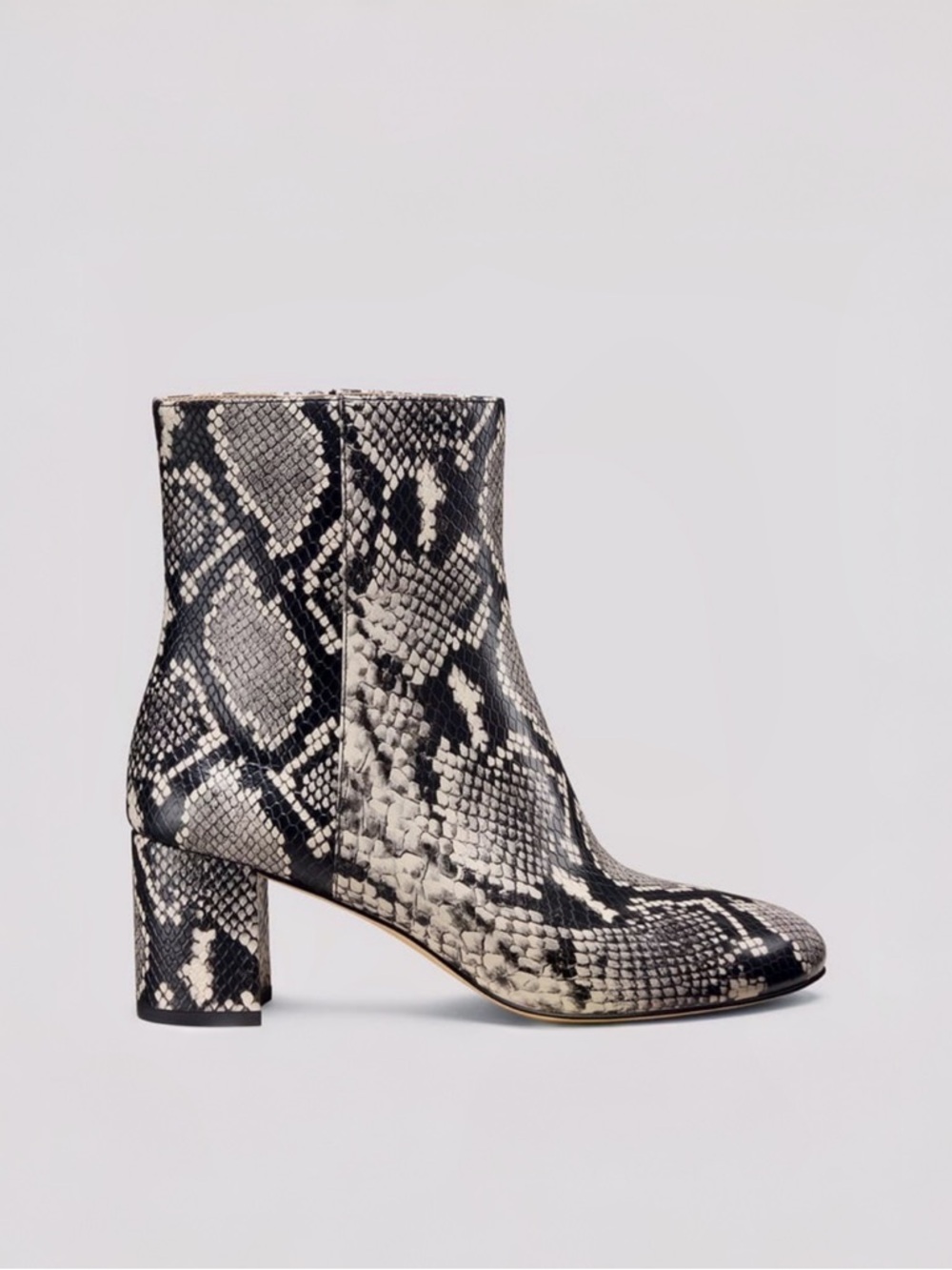 Stuart Weitzman Nell Snakeskin Ankle Boot Sz 5